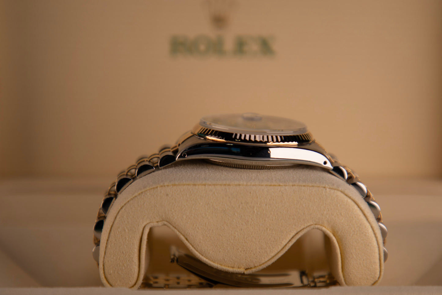 Datejust 36 Mother of Pearl Diamond AFTERMARKET DIAL Watch 16013