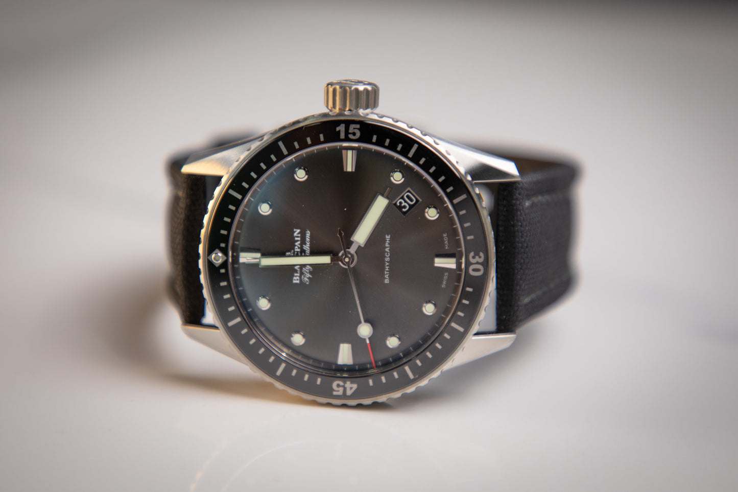 2025 Blancpain Bathyscape Fifty Fathoms Grey Dial 5000/1110-52a