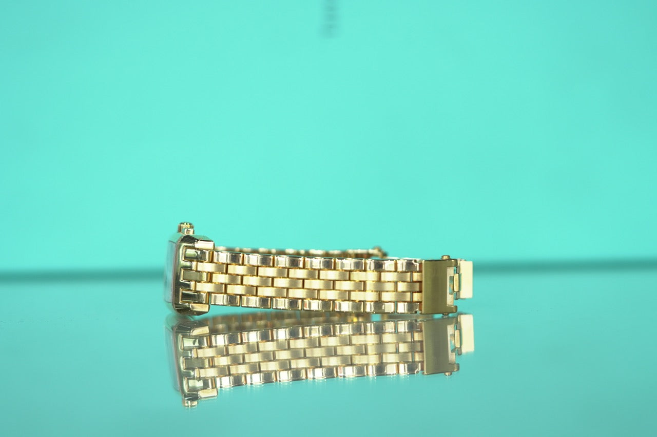 Jaeger Le Coutre Reverso Yellow Gold 26mm Dual White Bracelet Watch Only 290160