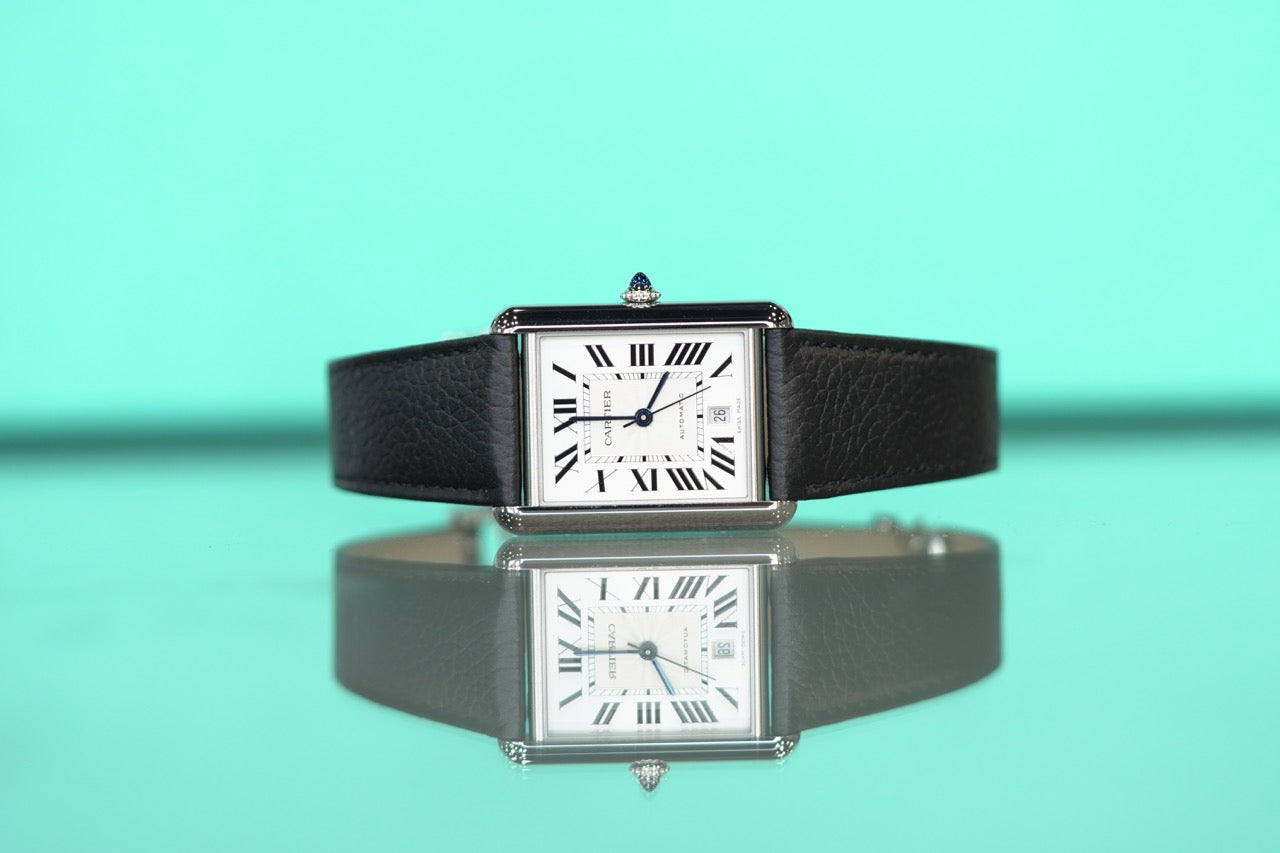 Cartier Tank Must XL White Leather Box & Papers 2024 WSTA0040