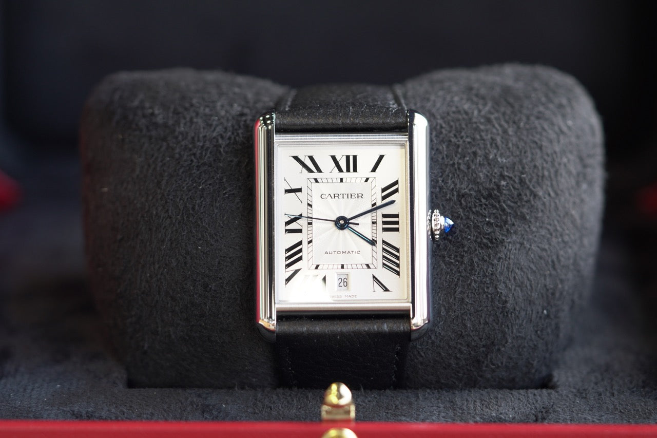 Cartier Tank Must XL White Leather Box & Papers 2024 WSTA0040