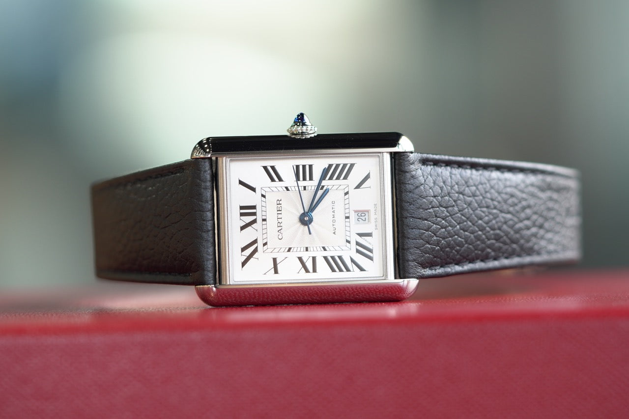 Cartier Tank Must XL White Leather Box & Papers 2024 WSTA0040