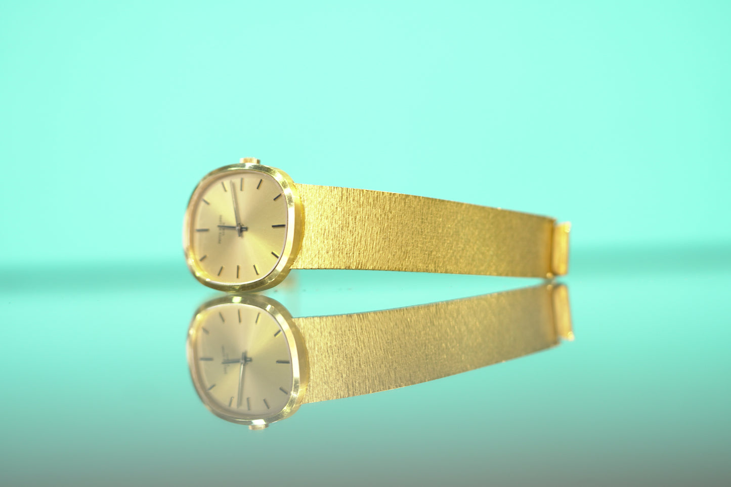Patek Philippe Ellipse Yellow Gold 32mm Gold Bracelet Watch Only 1973 3546