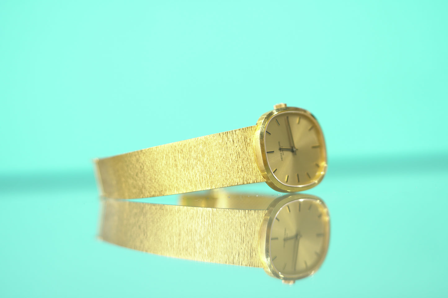 Patek Philippe Ellipse Yellow Gold 32mm Gold Bracelet Watch Only 1973 3546
