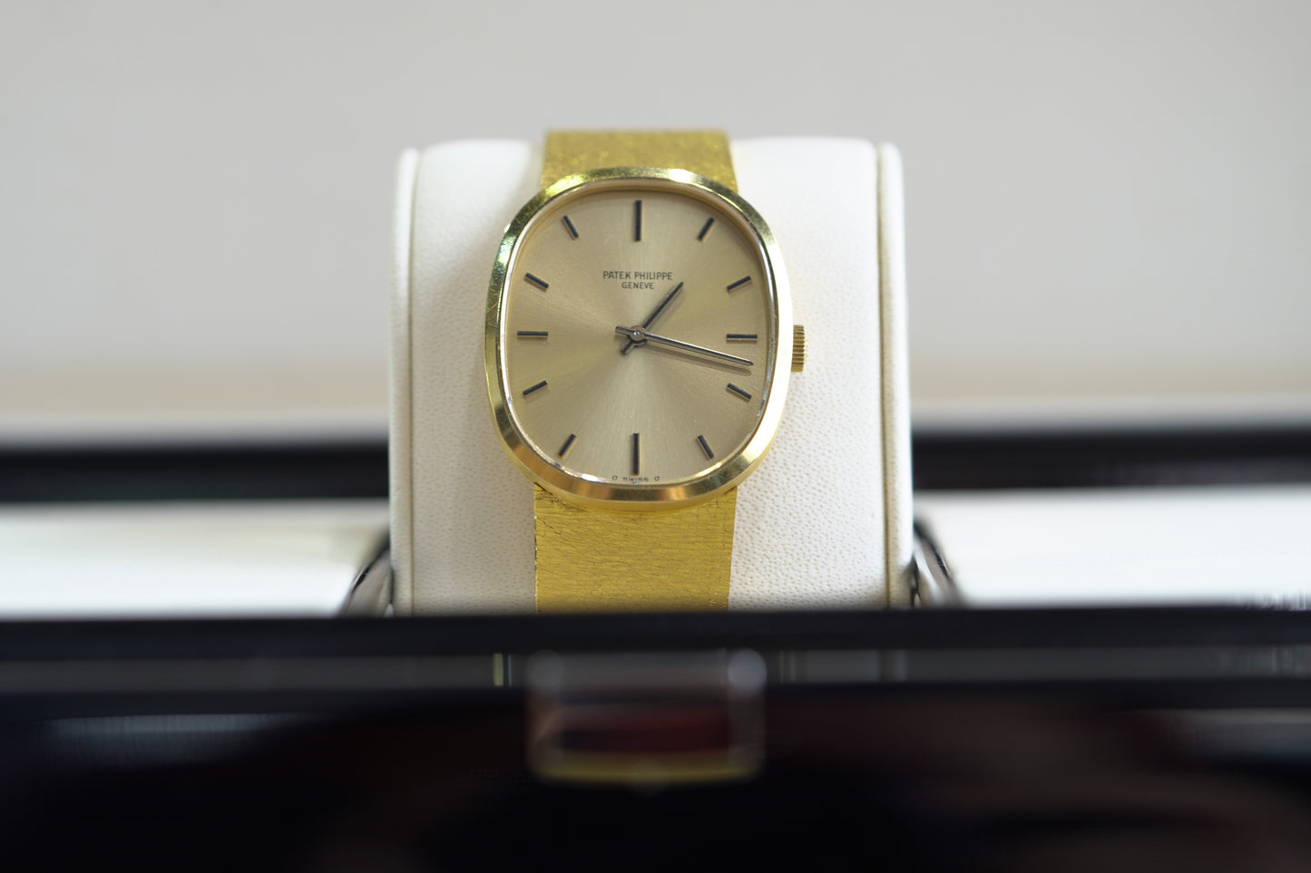 Patek Philippe Ellipse Yellow Gold 32mm Gold Bracelet Watch Only 1973 3546