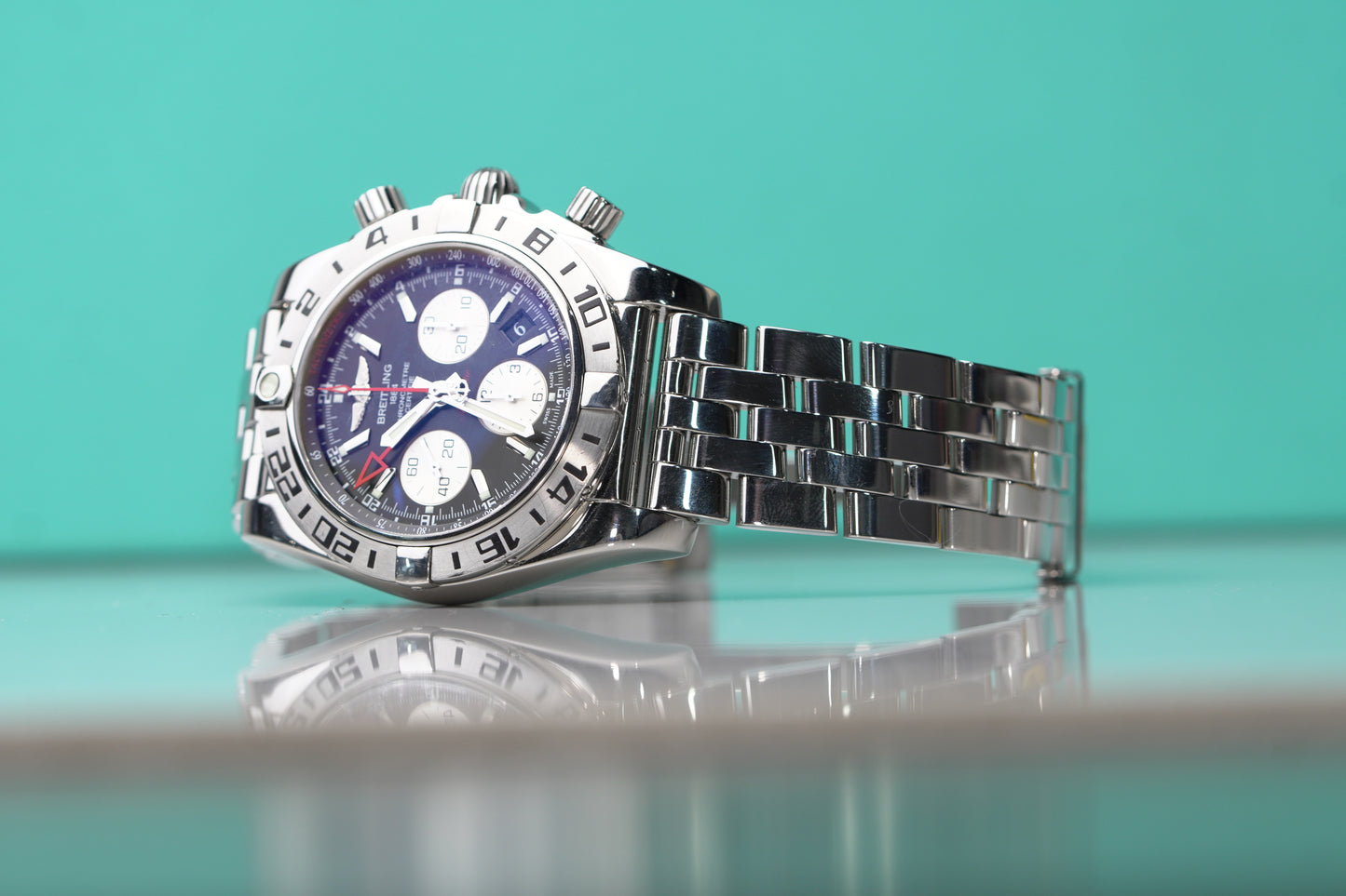 Breitling Chronomat Stainless Steel 44mm Bracelet Watch Only AB0420