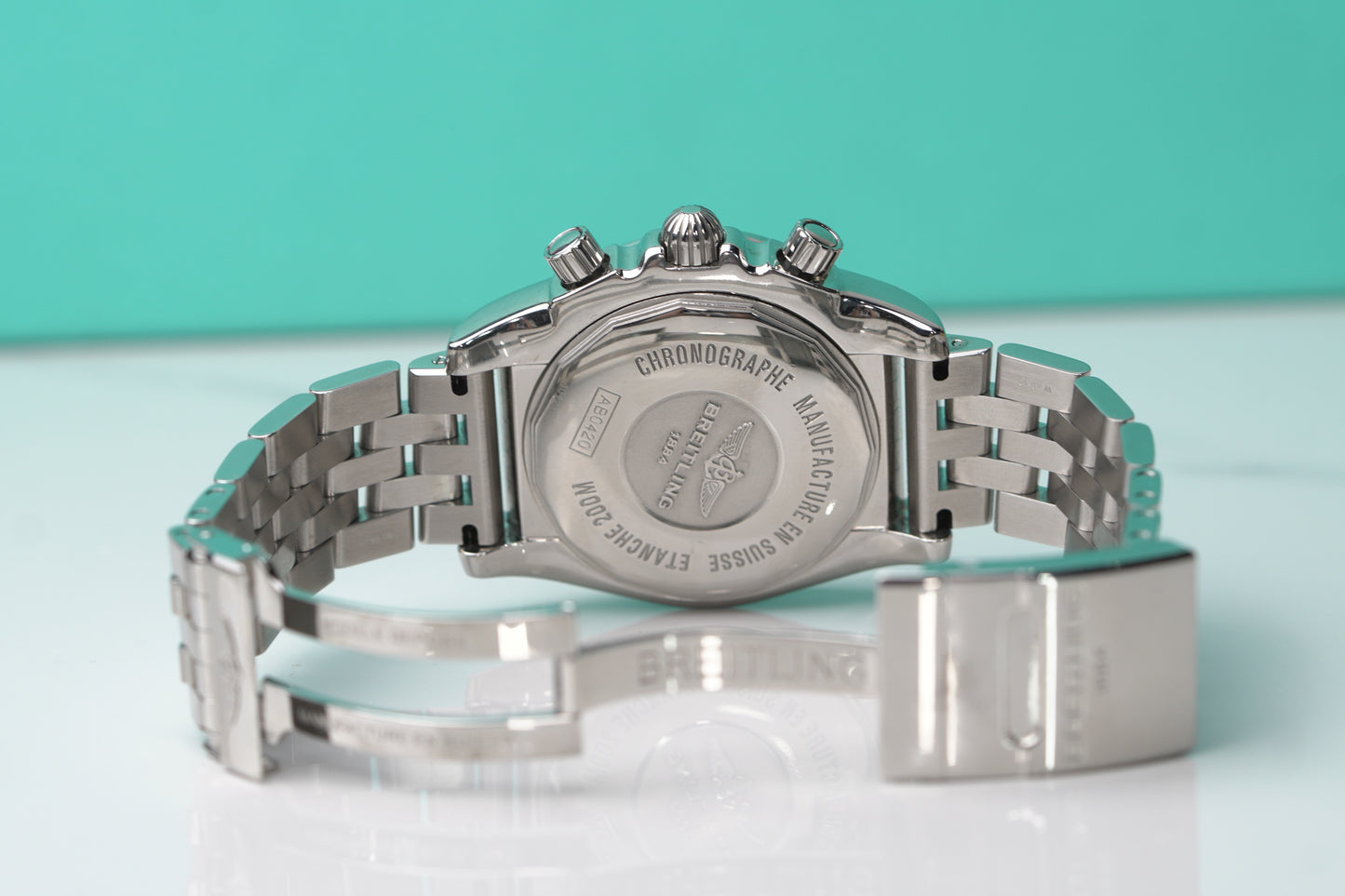 Breitling Chronomat Stainless Steel 44mm Bracelet Watch Only AB0420