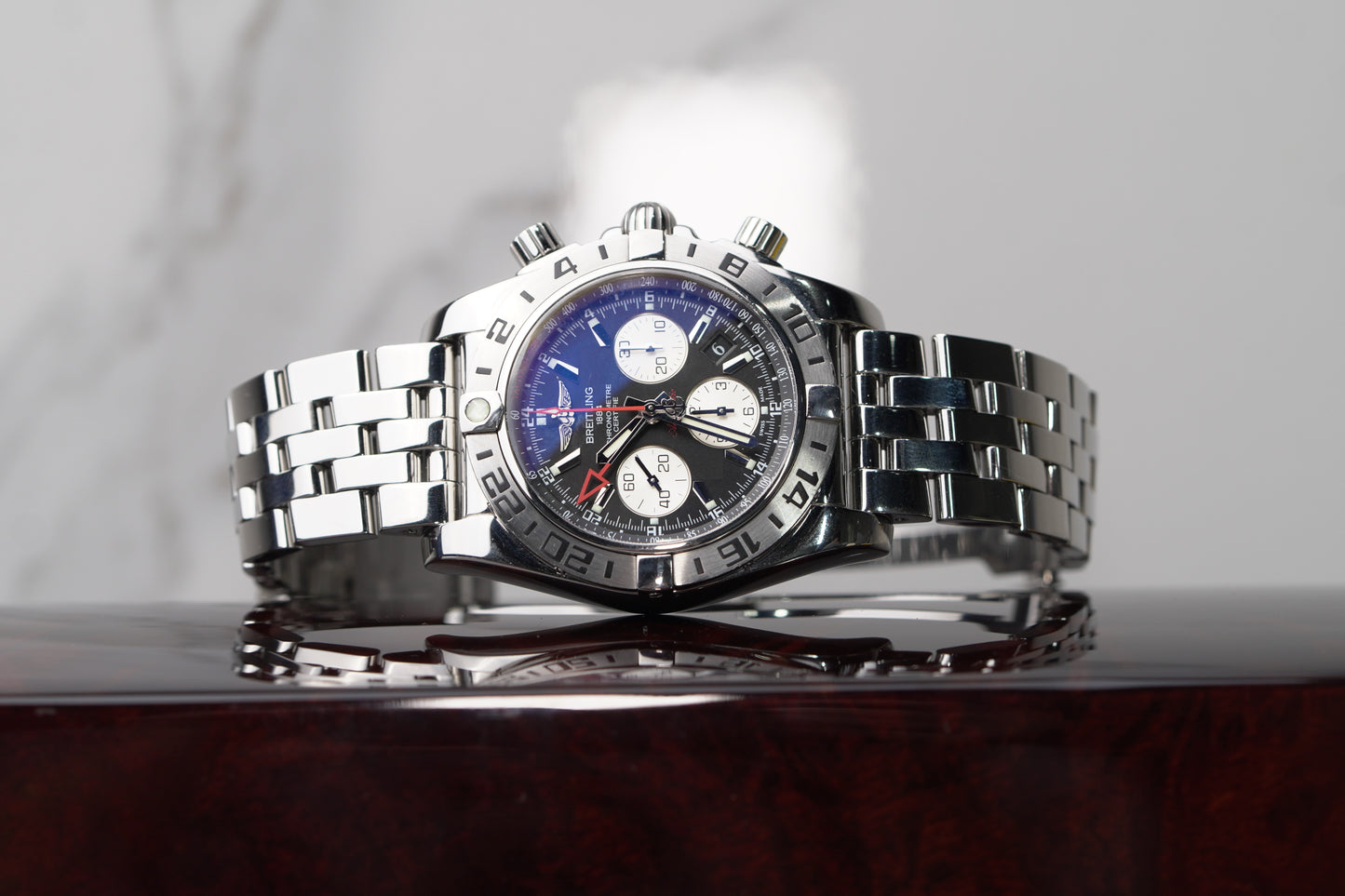 Breitling Chronomat Stainless Steel 44mm Bracelet Watch Only AB0420