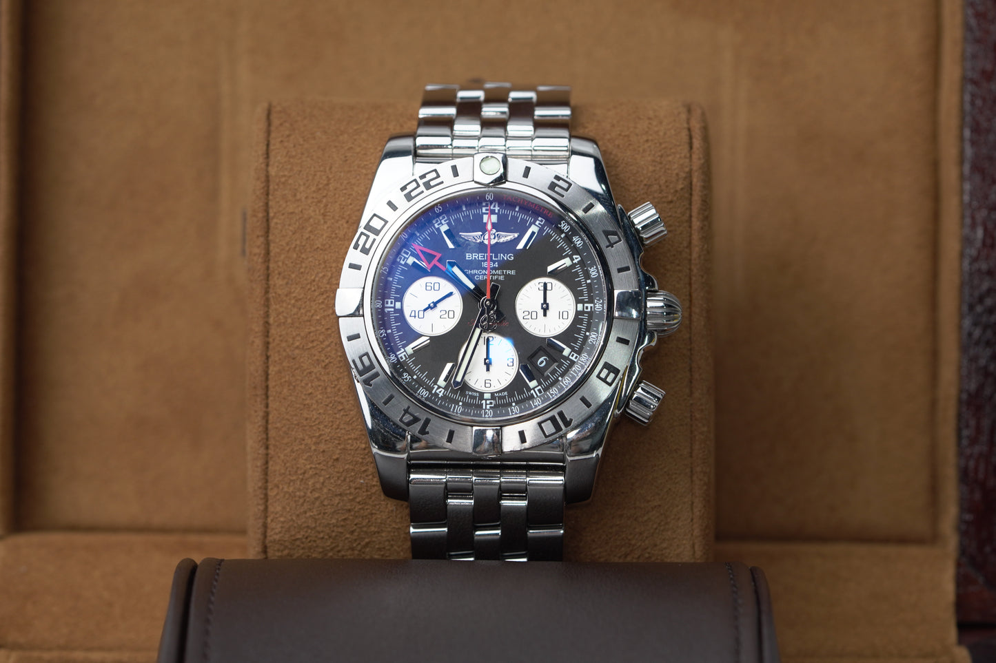 Breitling Chronomat Stainless Steel 44mm Bracelet Watch Only AB0420