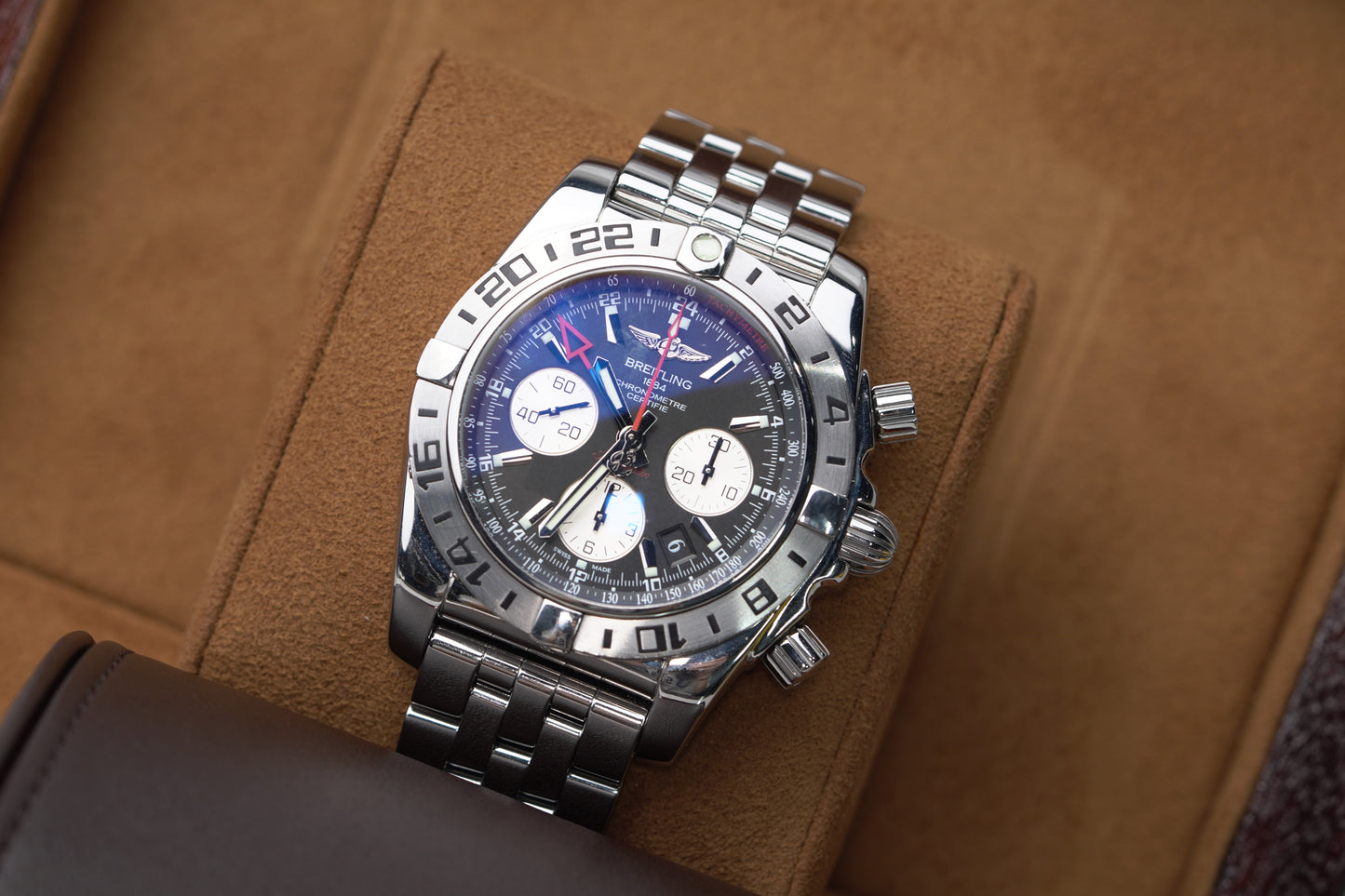 Breitling Chronomat Stainless Steel 44mm Bracelet Watch Only AB0420