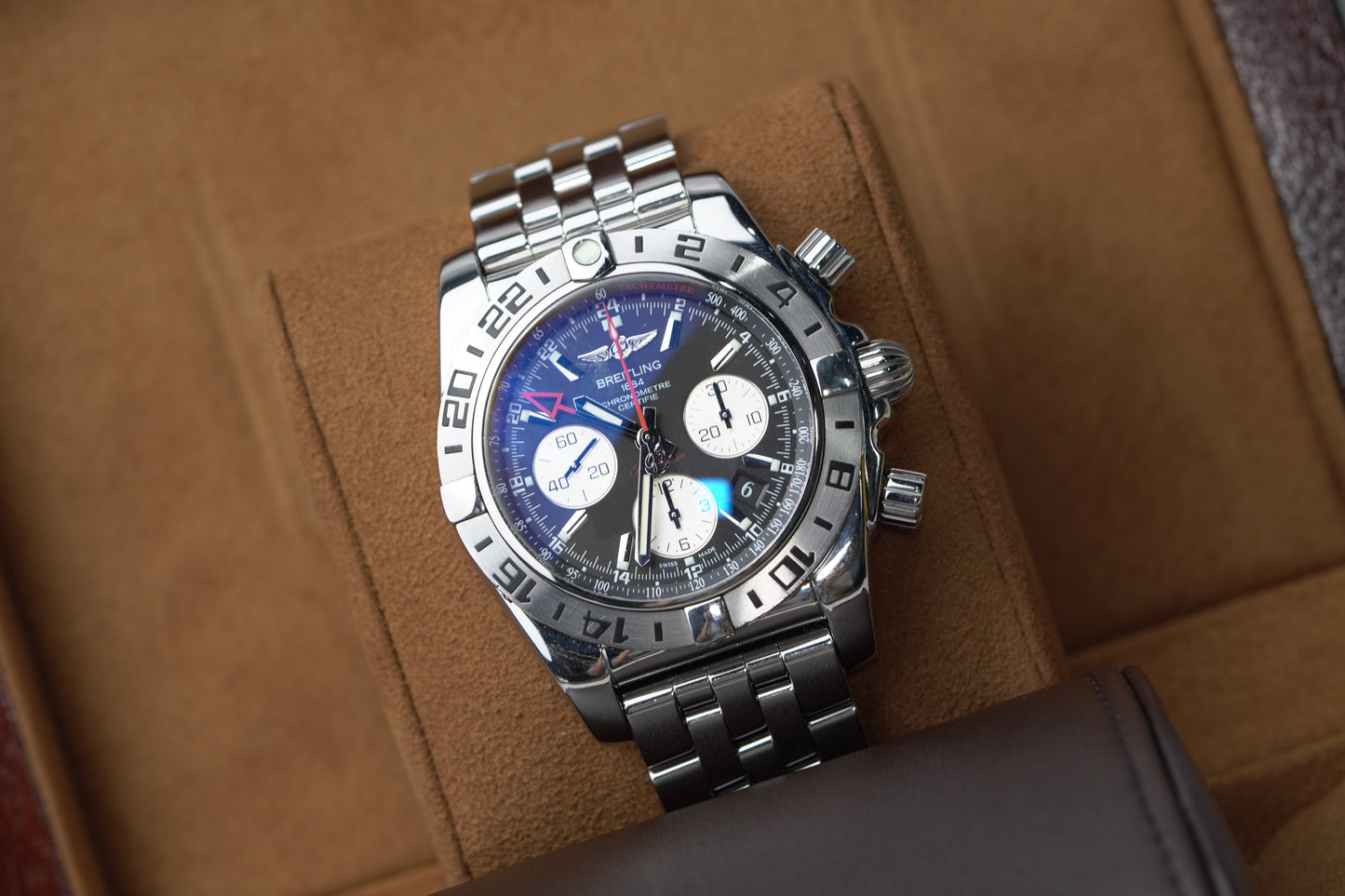 Breitling Chronomat Stainless Steel 44mm Bracelet Watch Only AB0420