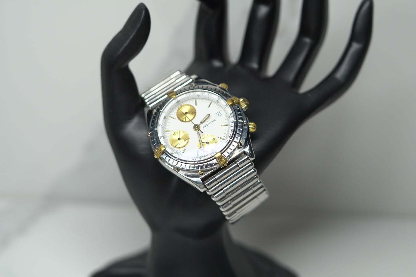 Breitling Chronomat B Stainless Steel 40mm White Bracelet Watch Only B13047