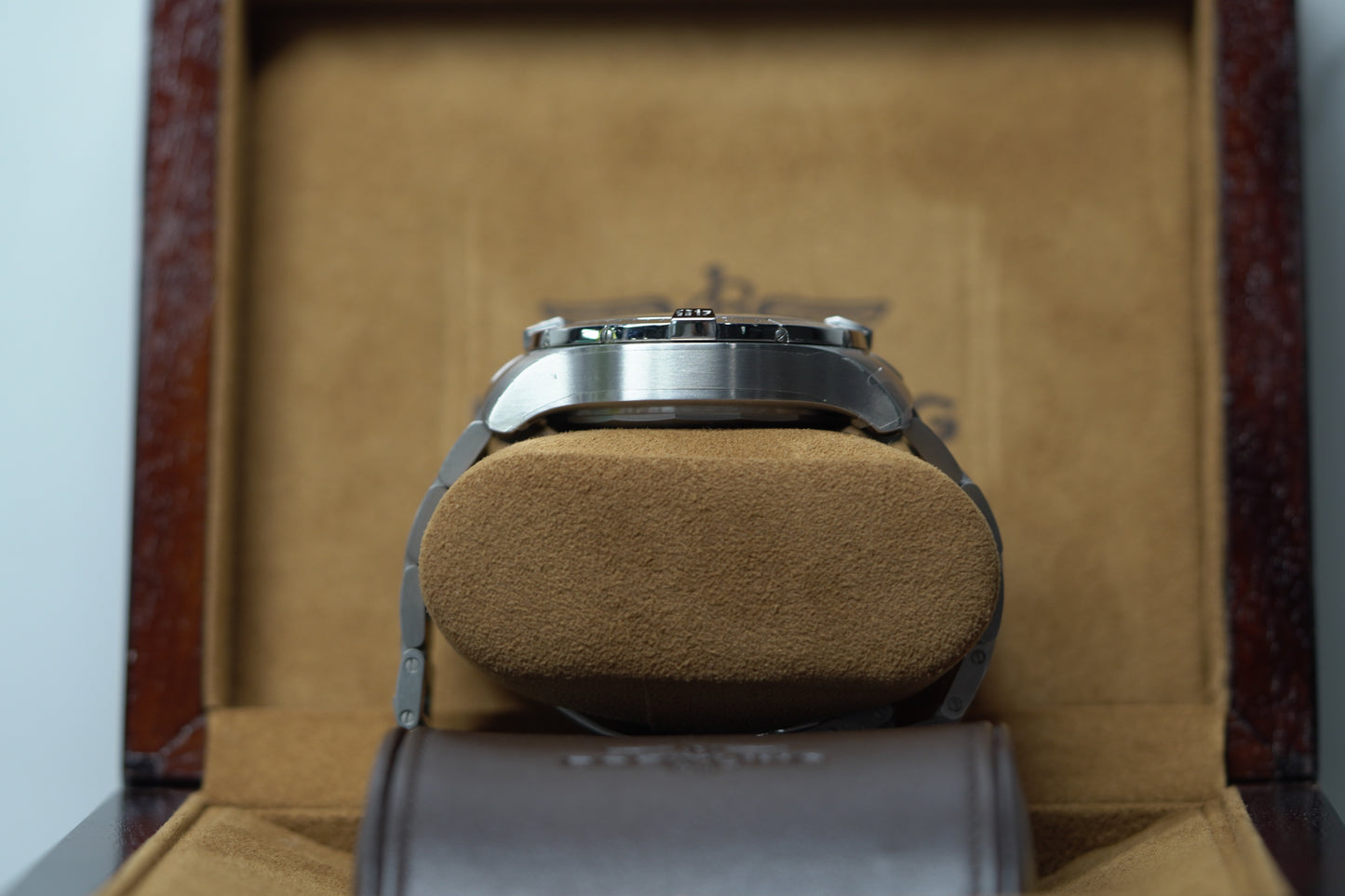 Breitling Super Avenger Stainless Steel 48mm Black Bracelet Box & Papers A13375