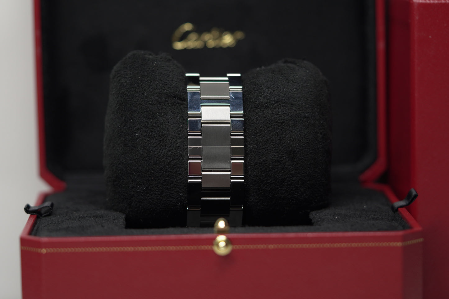 Cartier Ronde Solo De Cartier Stainless Steel XL White Bracelet Watch Only UNK W6701011