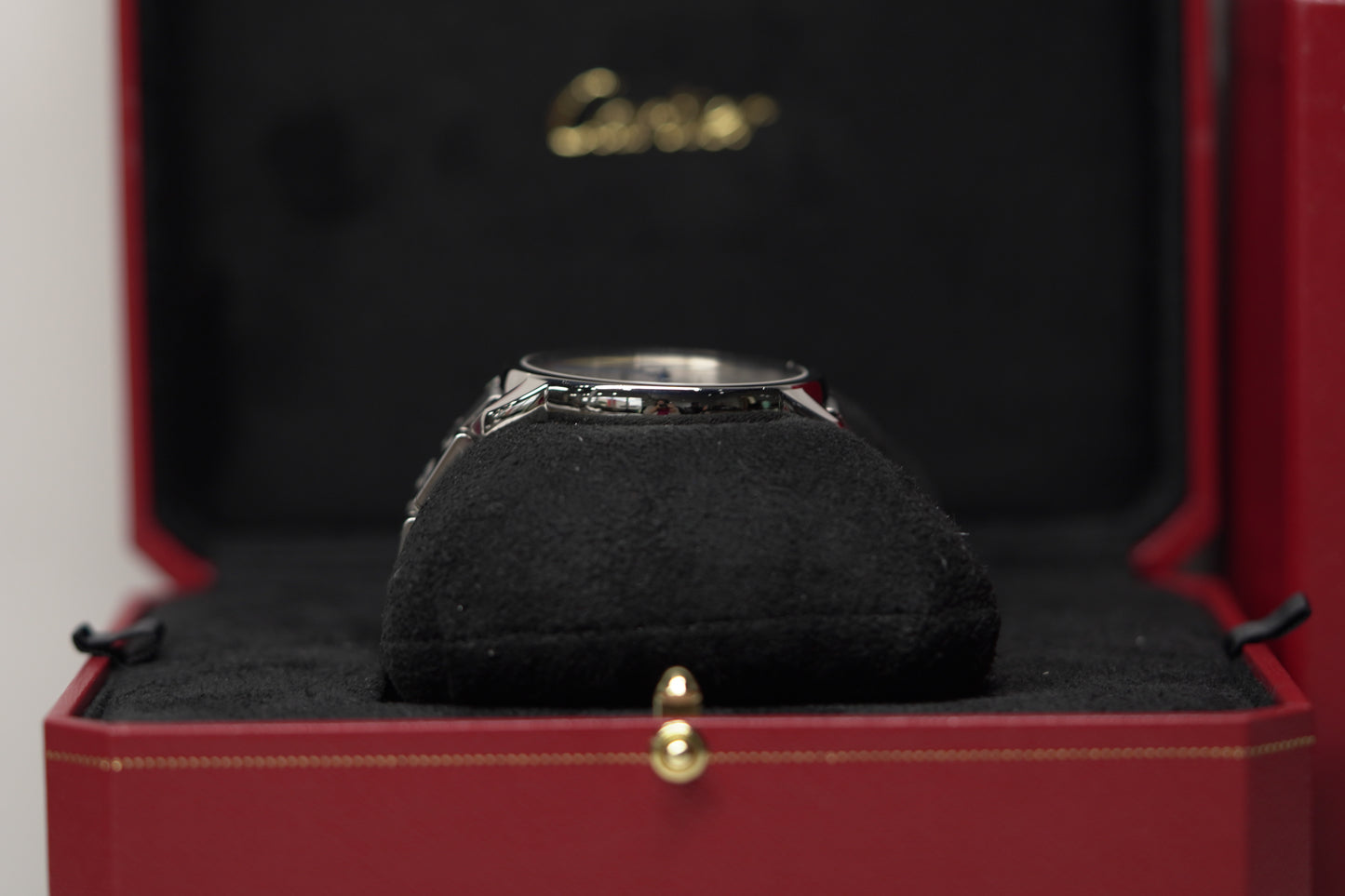 Cartier Ronde Solo De Cartier Stainless Steel XL White Bracelet Watch Only UNK W6701011