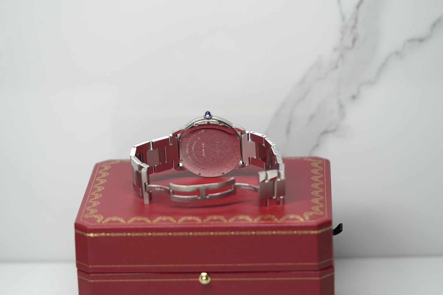 Cartier Ronde Solo De Cartier Stainless Steel XL White Bracelet Watch Only UNK W6701011