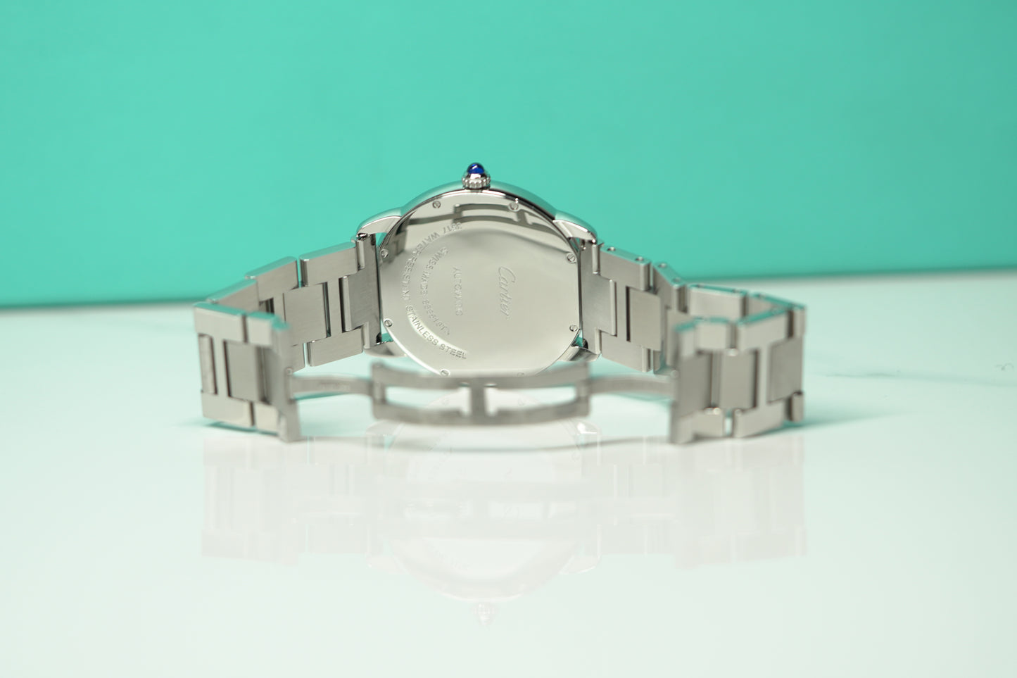 Cartier Ronde Solo De Cartier Stainless Steel XL White Bracelet Watch Only UNK W6701011