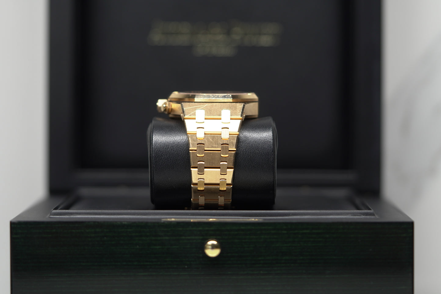 Audemars Piguet Royal Oak Offshore Rose Gold Diamond Bezel 38 White Bracelet Watch Only 26315OR