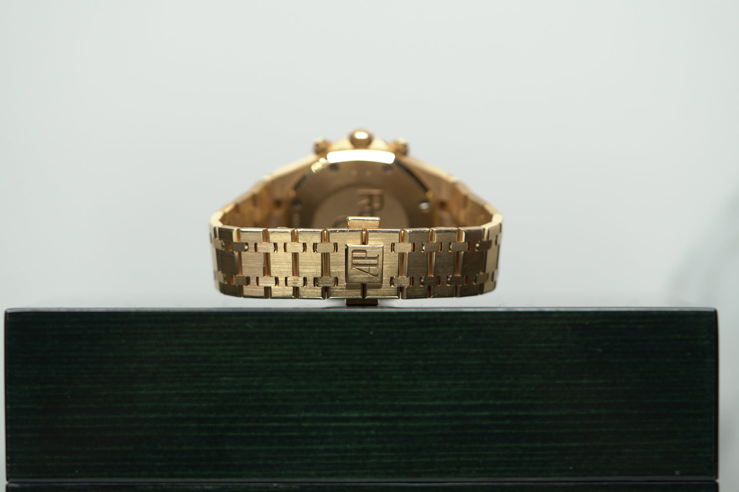 Audemars Piguet Royal Oak Offshore Rose Gold Diamond Bezel 38 White Bracelet Watch Only 26315OR