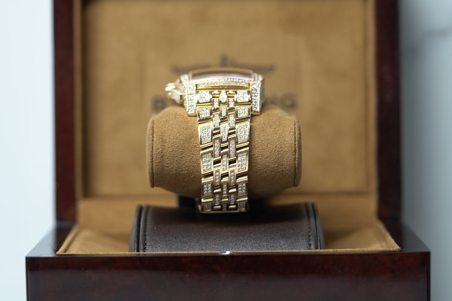 Breitling Flying Bee Rose Gold Factory 38mm Mother of Pearl Bracelet Watch Only R44365