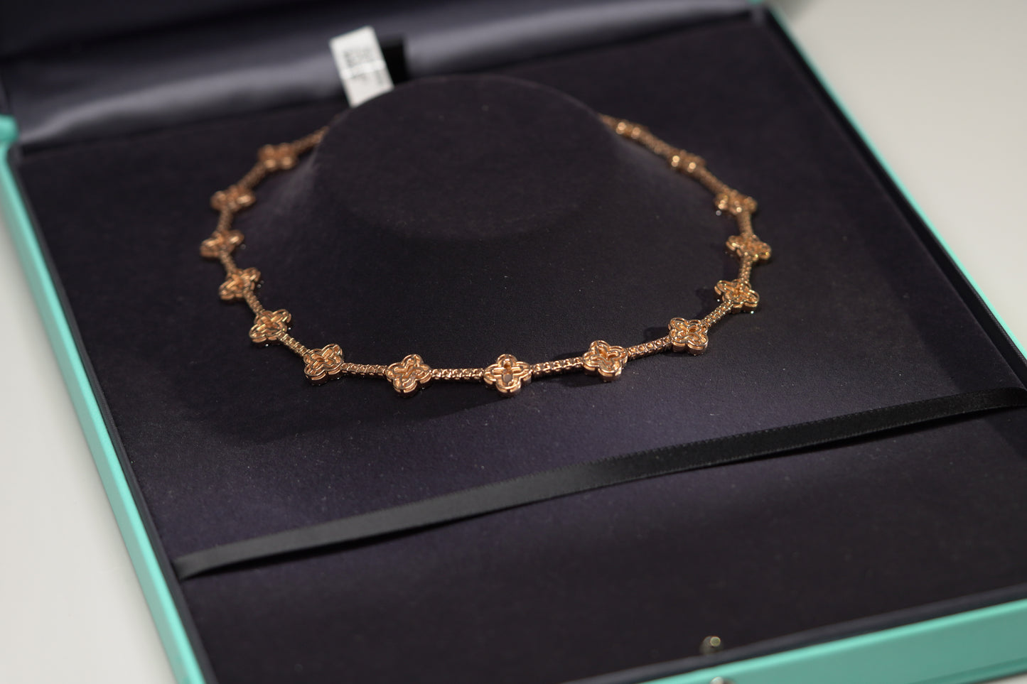 10KT 5.25CT. DIAMOND CLOVER CHAIN RG