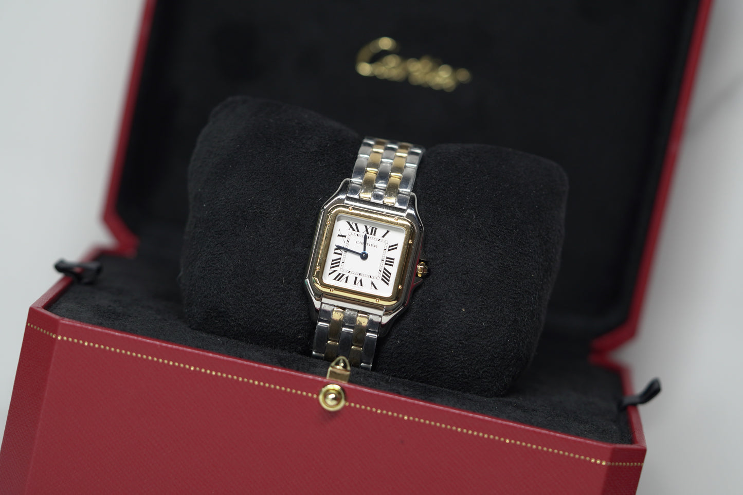 Cartier Panthere Two Tone Yellow Medium White Bracelet Box & Papers 2024 W2PN0007