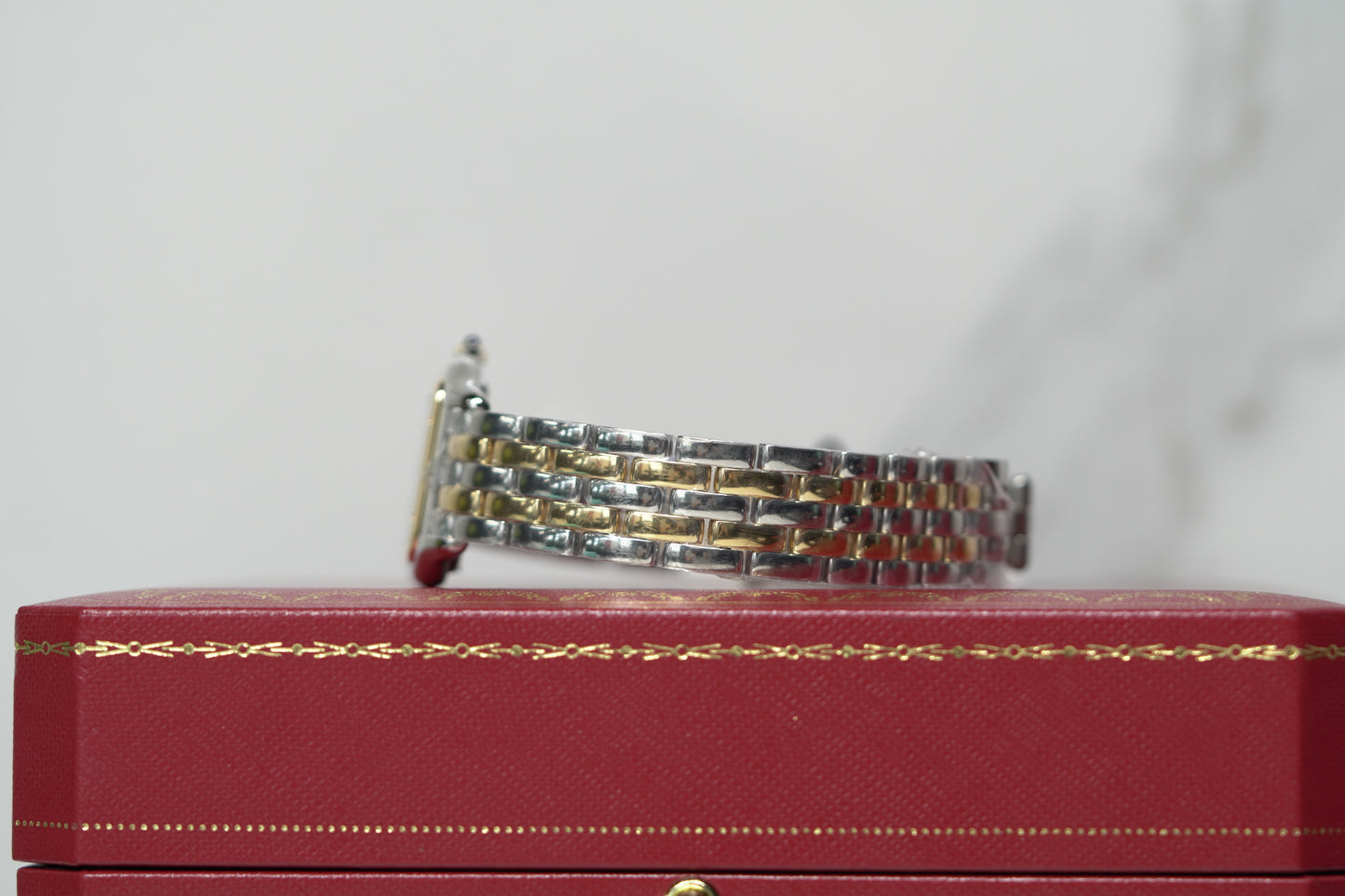 Cartier Panthere Two Tone Yellow Medium White Bracelet Box & Papers 2024 W2PN0007