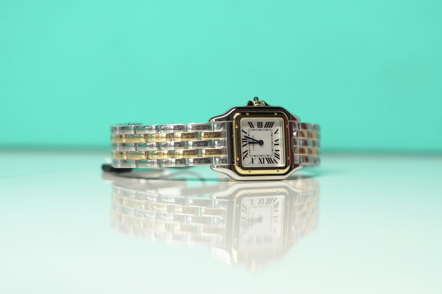 Cartier Panthere Two Tone Yellow Medium White Bracelet Box & Papers 2024 W2PN0007