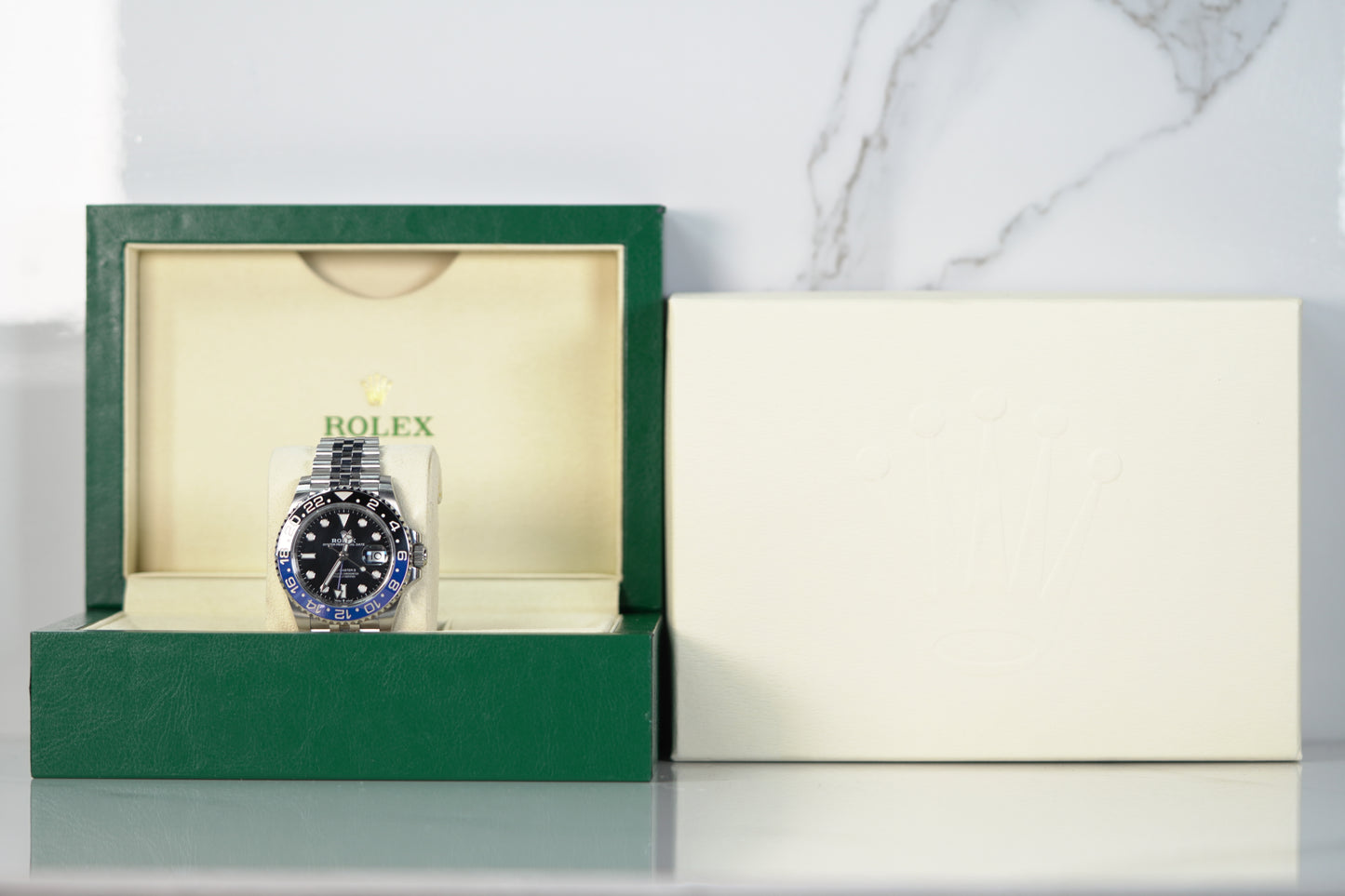 Rolex GMT Master II "Batgirl" Stainless Steel 40mm Black Jubilee Box & Papers 2021 126710BLNR