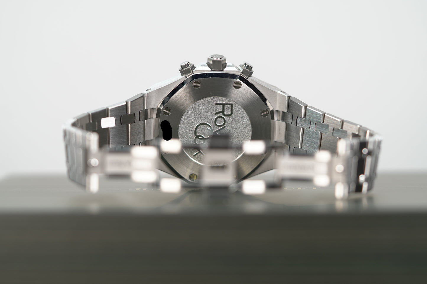 Audemars Piguet Royal Oak Stainless Steel Diamond Bezel 38mm Light Blue Bracelet Box & Papers 2024 26715ST.ZZ.1356ST.01