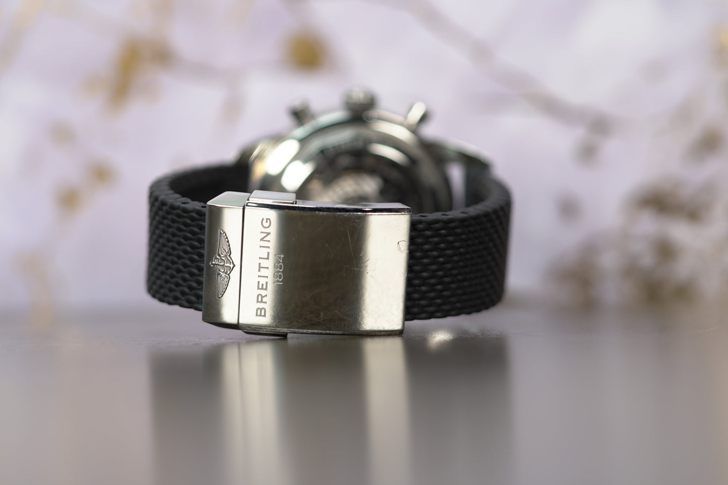 Breitling Superocean Heritage Stainless Steel 44mm Blue Rubber Box & Papers UNK AB0162