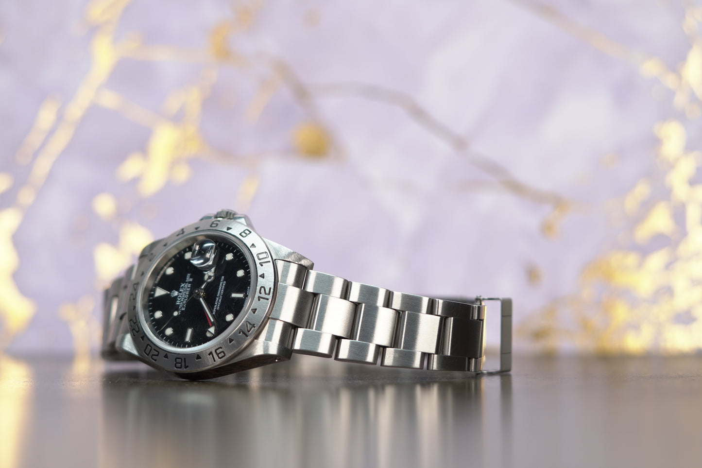 Rolex Explorer Stainless Steel 40mm Black Oyster Watch Only UNK 16570
