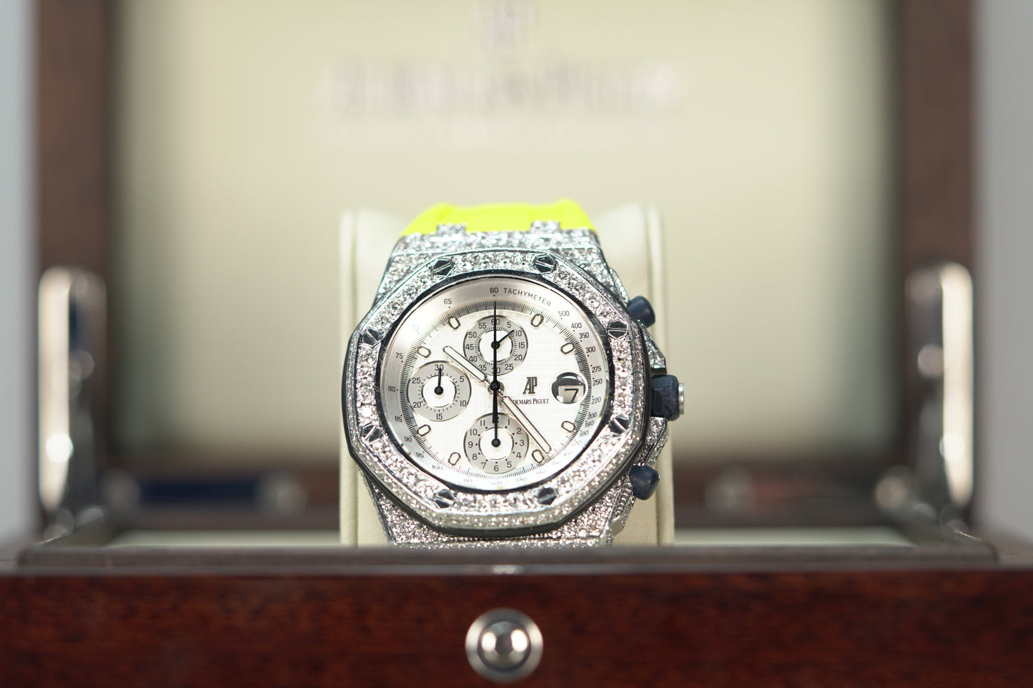 Audemars Piguet Royal Oak Offshore Stainless Steel 44mm Silver Rubber Watch Only UNK 25770ST