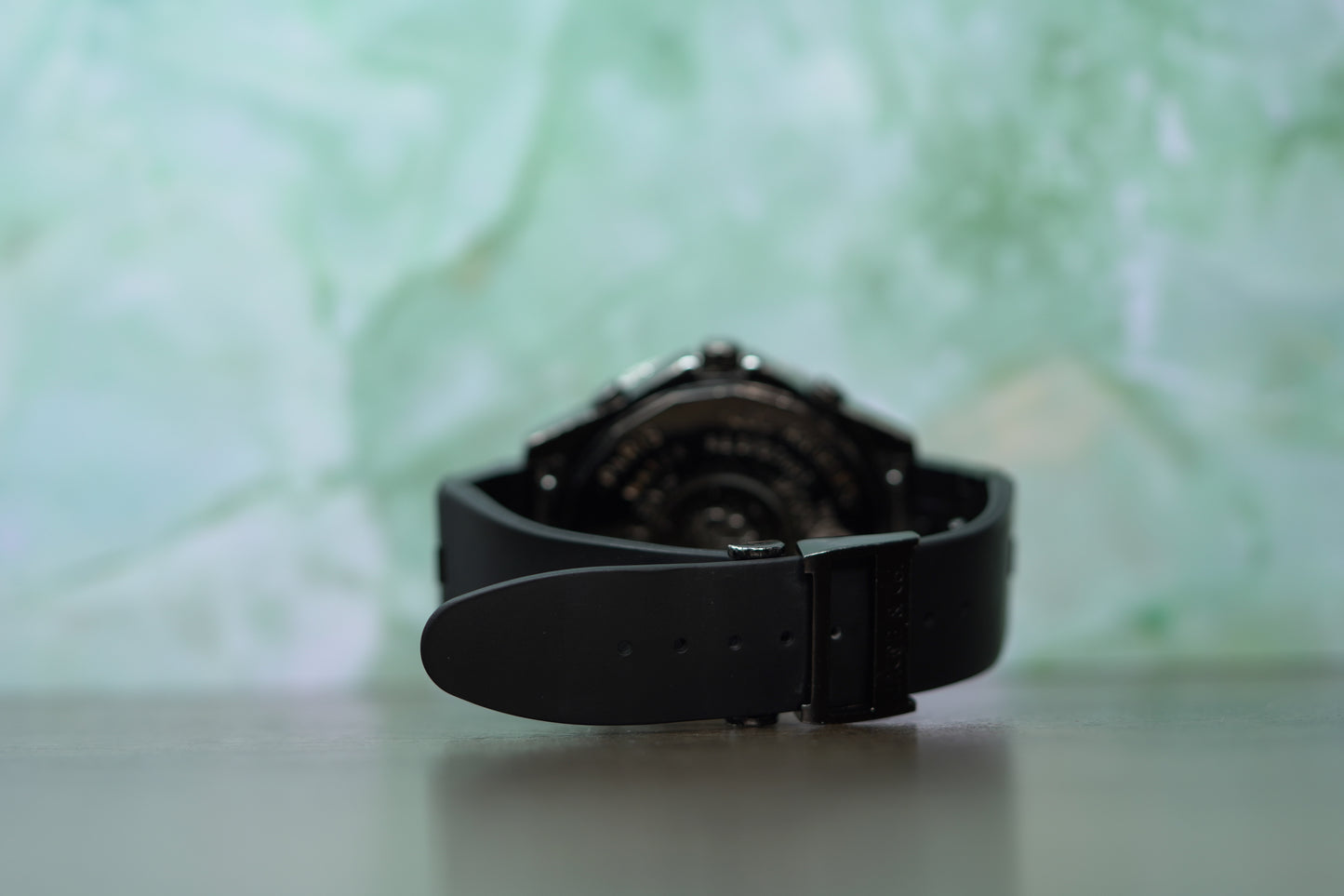 Jacob & Co. 5 Time Zone PVD Factory Diamond Bezel 47mm Black Leather Watch Only JACOBPVDD