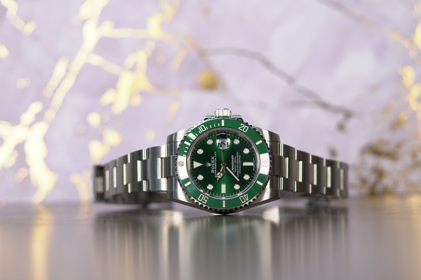 Rolex Submariner Hulk Stainless Steel 40mm Green Oyster Box & Papers 2017 116610LV