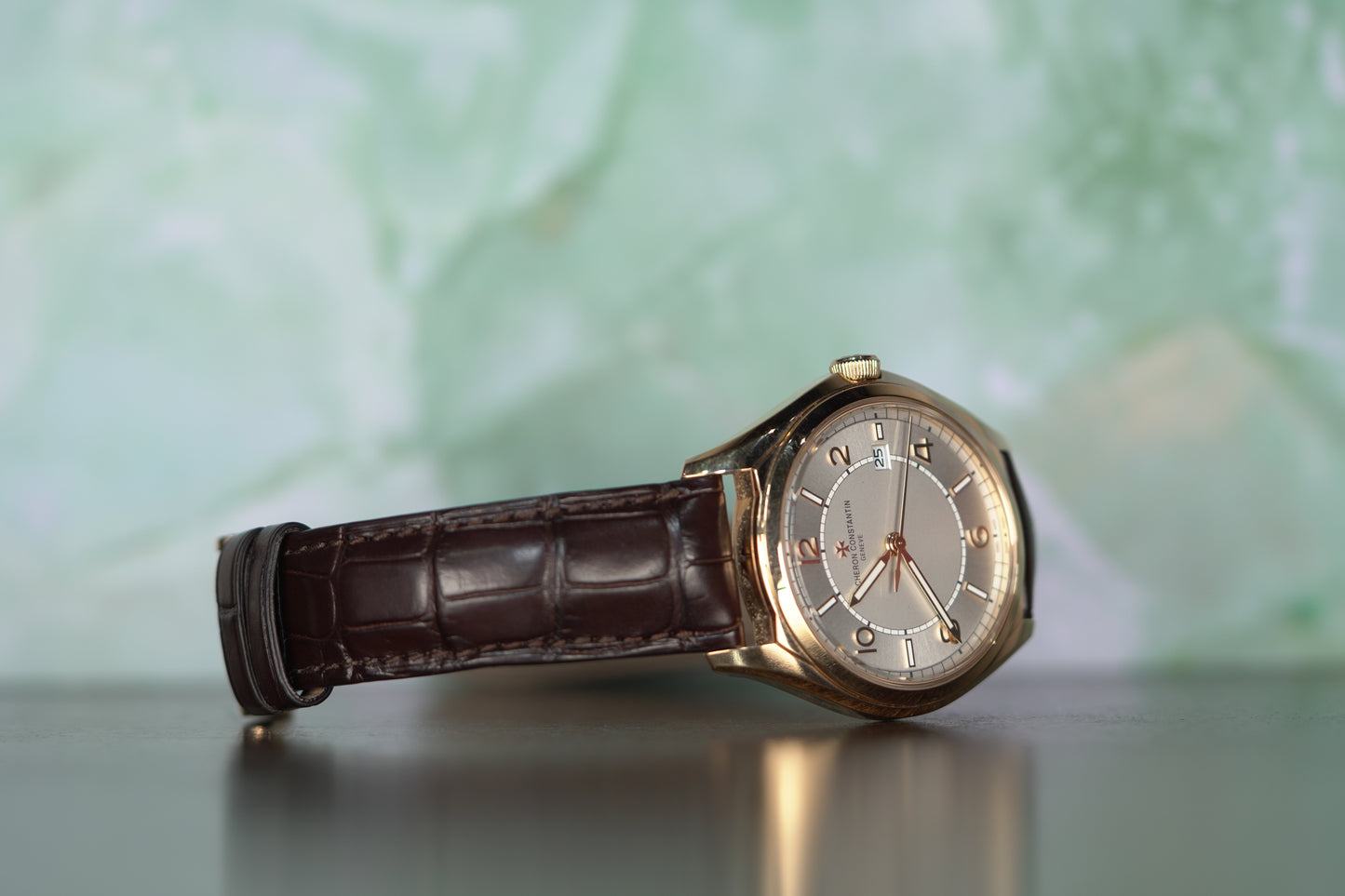Vacheron Constantin Fiftysix Self-Winding Rose Gold 40mm Silver Leather Box & Papers 2022 4600E/000R-B441