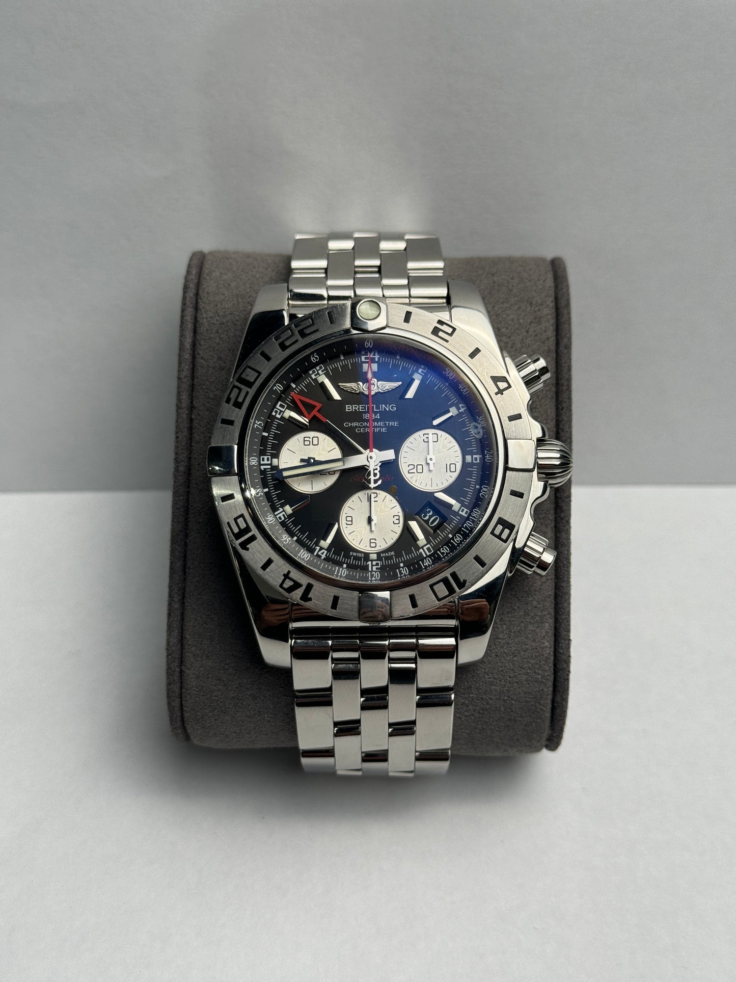 Breitling Chronomat Stainless Steel 44mm Bracelet Watch Only AB0420