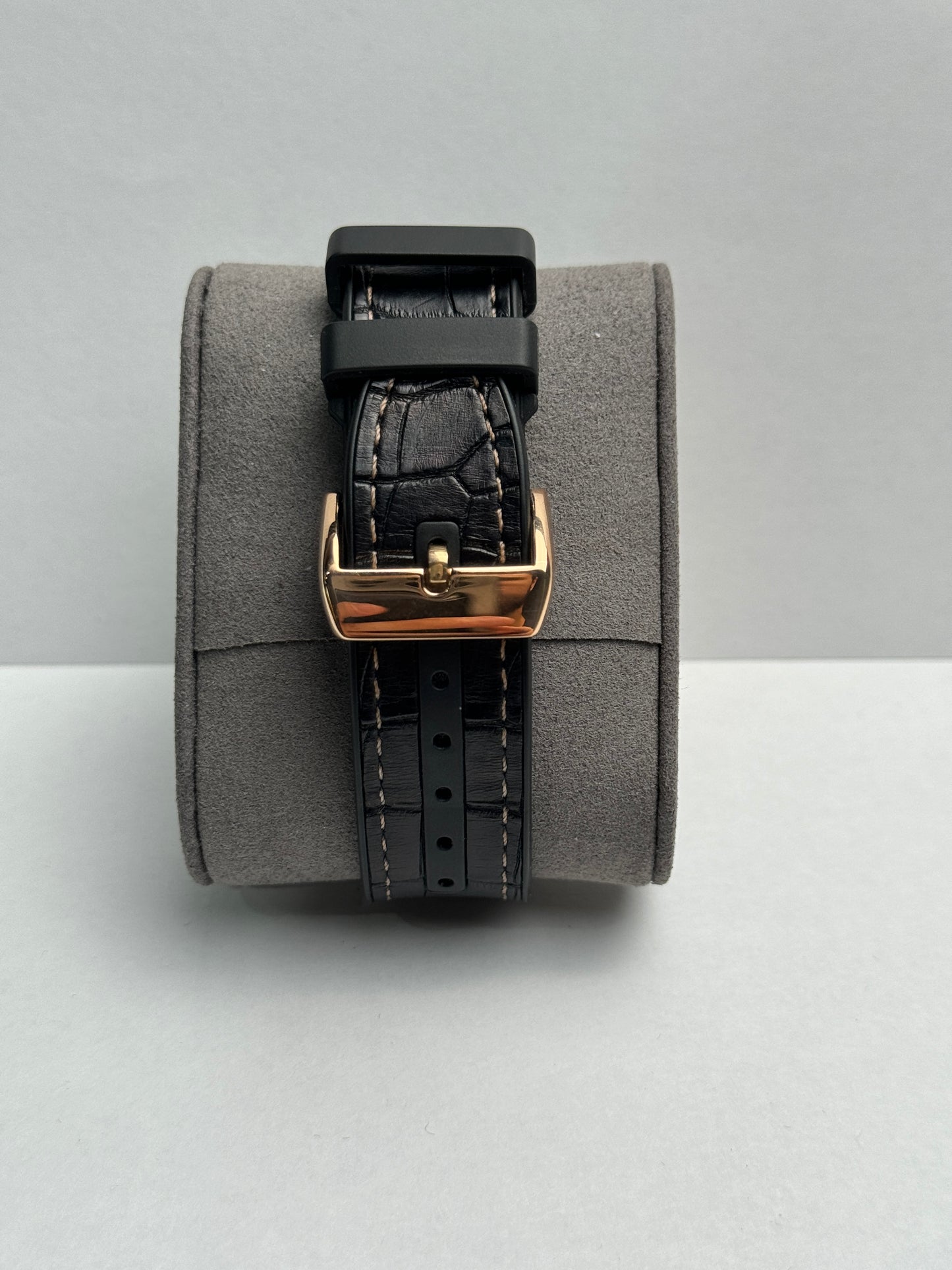 Frank Mueller Vanguard Rose Gold 44mm Black Leather Watch Only V45CCDT5NNR