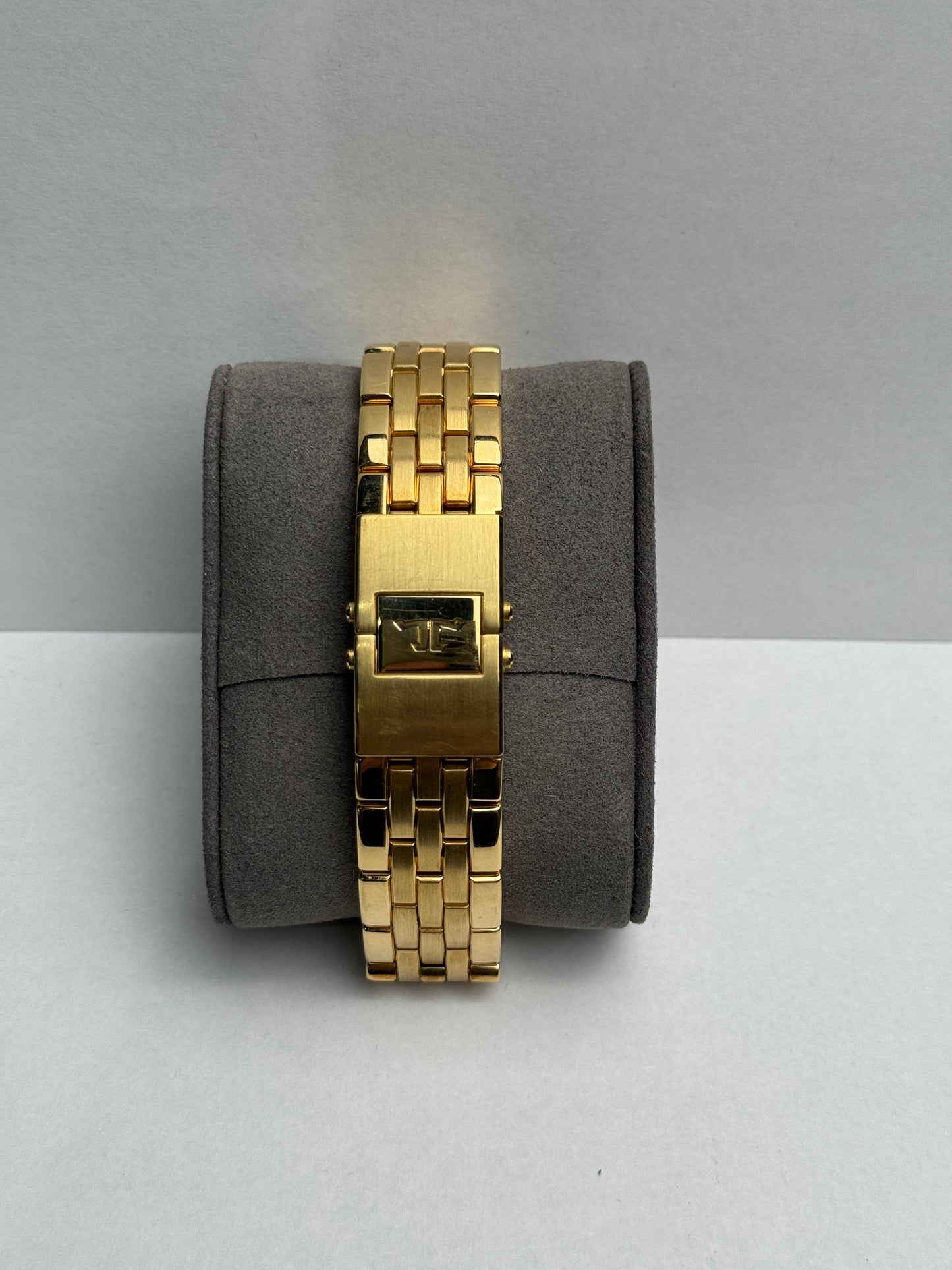Jaeger Le Coutre Reverso Yellow Gold 26mm Dual White Bracelet Watch Only 290160