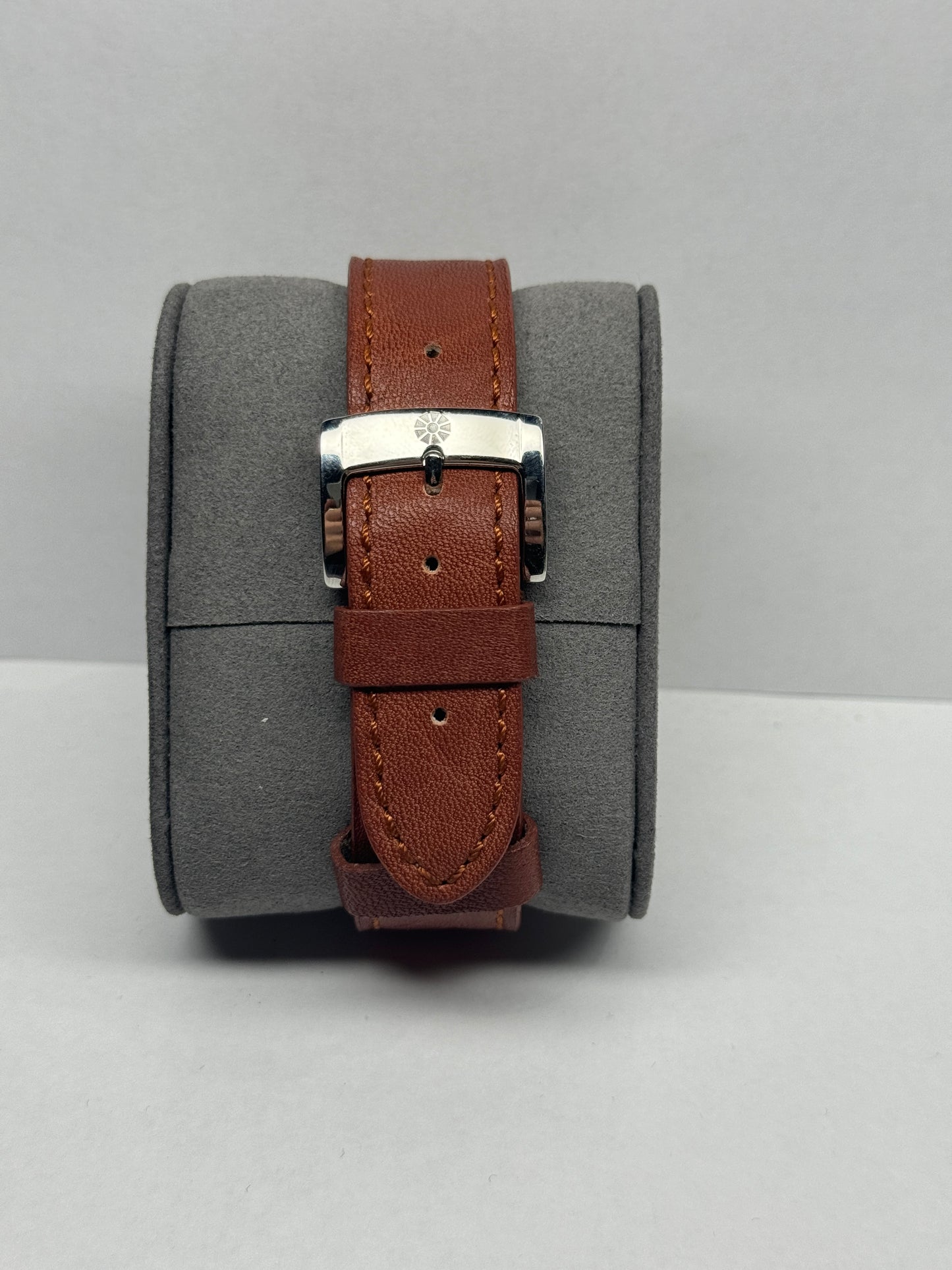 Giuliano Mazzuoli Manometro Bronze 45mm Ivory Leather Watch Only UNK 45MANOBRNZ