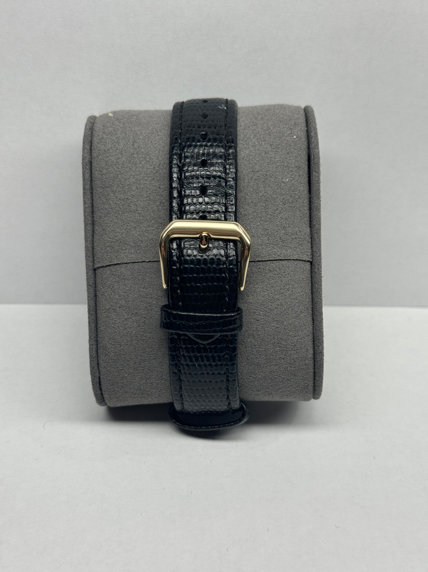 IWC Caltrava Gold 36mm Silver Leather Watch Only UNK IWCCALA36
