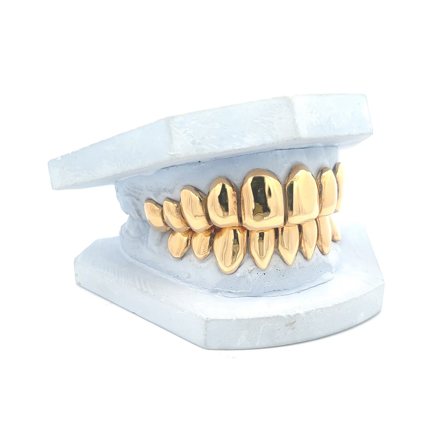 Solid Yellow Gold Custom Grillz