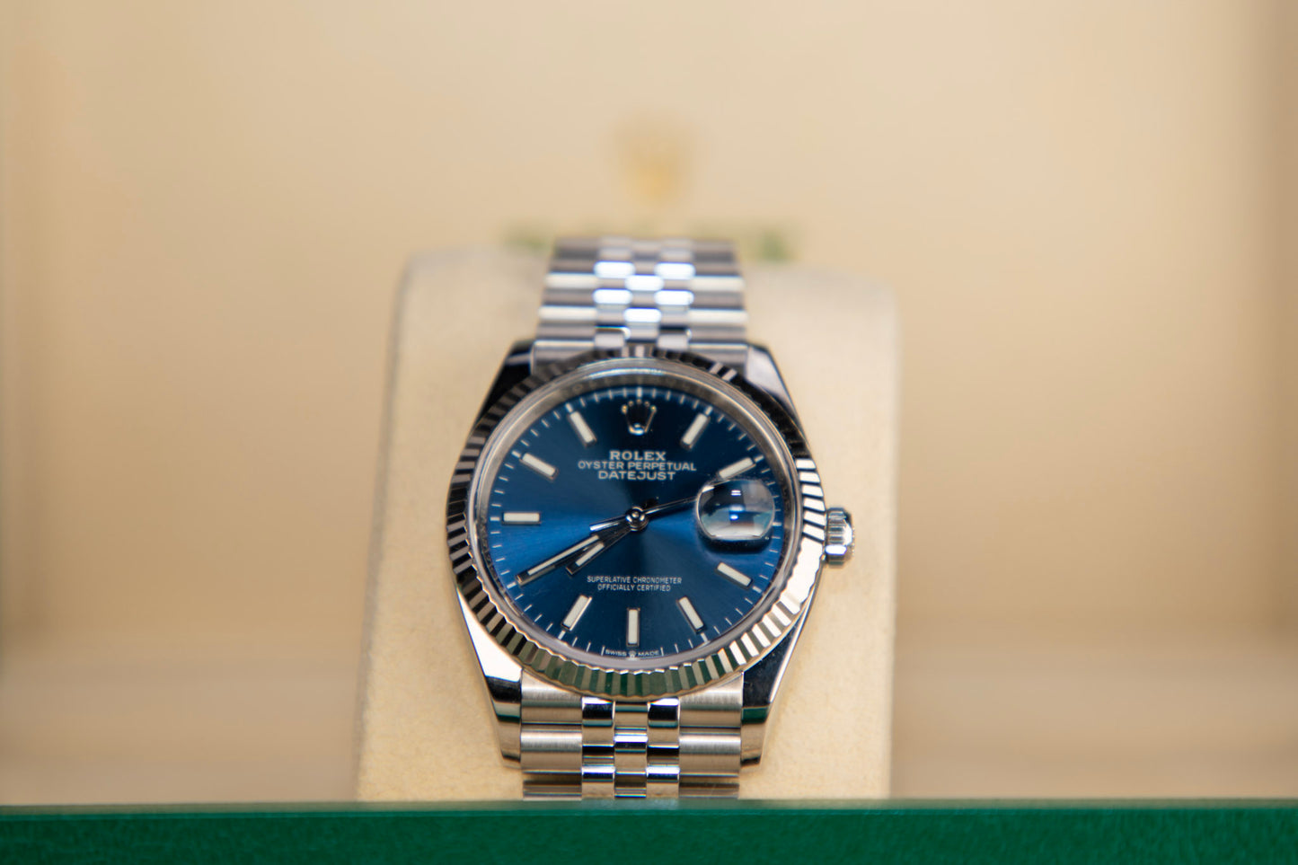 Rolex Datejust 126234 Oyster Perpetual 36 mm Blue Dial Jubilee Stainless Steel