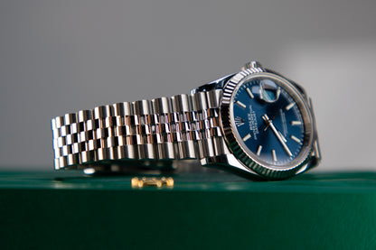 Rolex Datejust 126234 Oyster Perpetual 36 mm Blue Dial Jubilee Stainless Steel