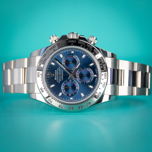 Rolex Cosmogrpah Daytona Steel Blue Dial 116509