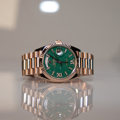 Rolex Day-Date 36mm Green Dial 2024 128235