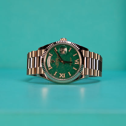 Rolex Day-Date 36mm Green Dial 2024 128235