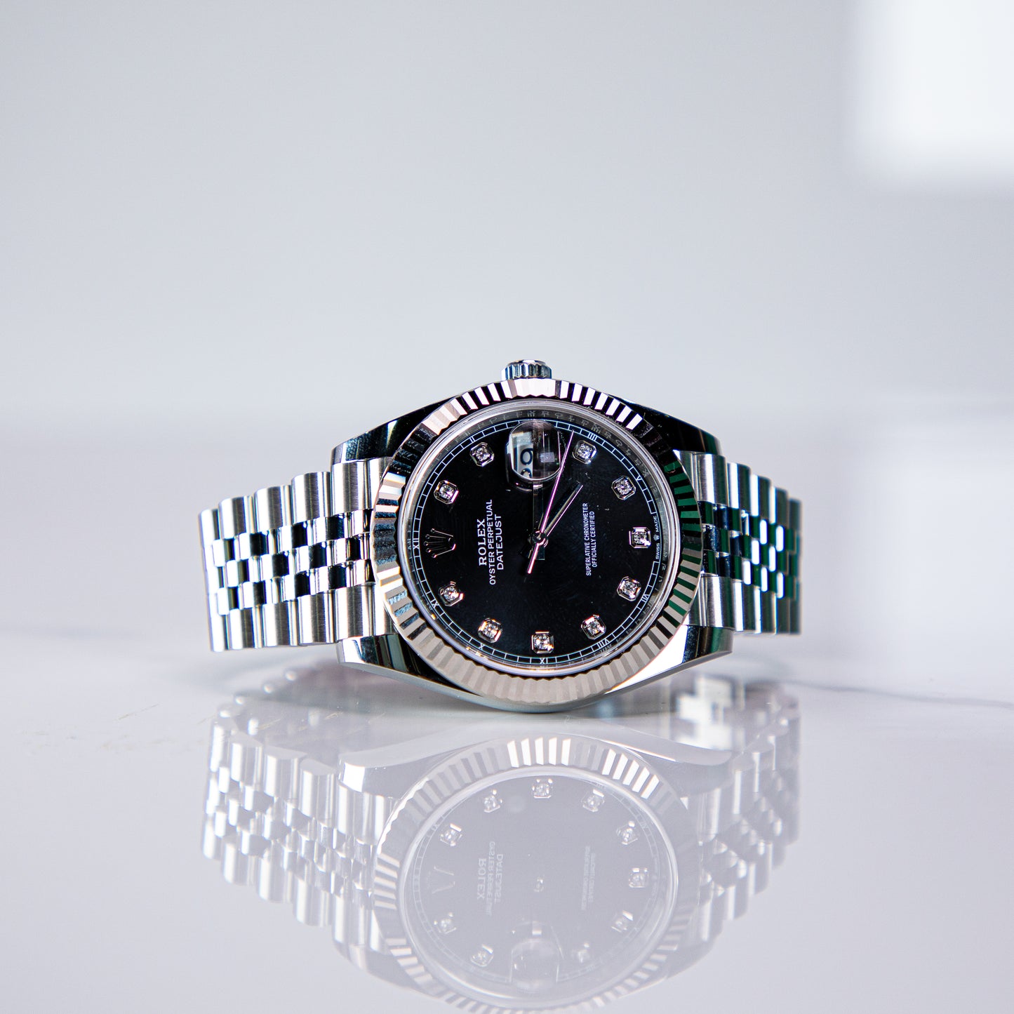 2025 Rolex Datejust Black Diamond Dial 41mm 126334