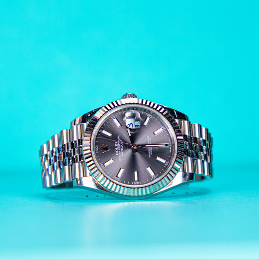 Rolex Datejust 41mm Rhodium Index Jubilee 126334