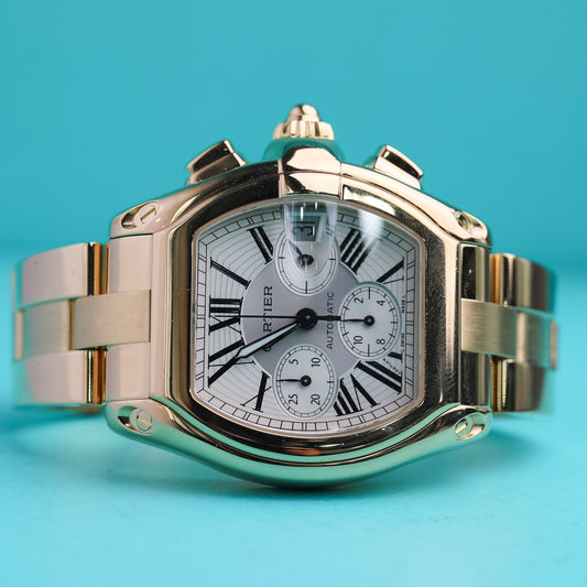Cartier Roadster Yellow Gold 18k 43mm W62021Y2